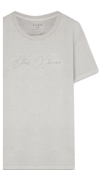 T-Shirt Cotton Washed Ellus Azul Seco