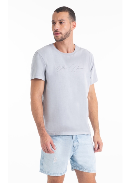 T-Shirt Cotton Washed Ellus Azul Seco