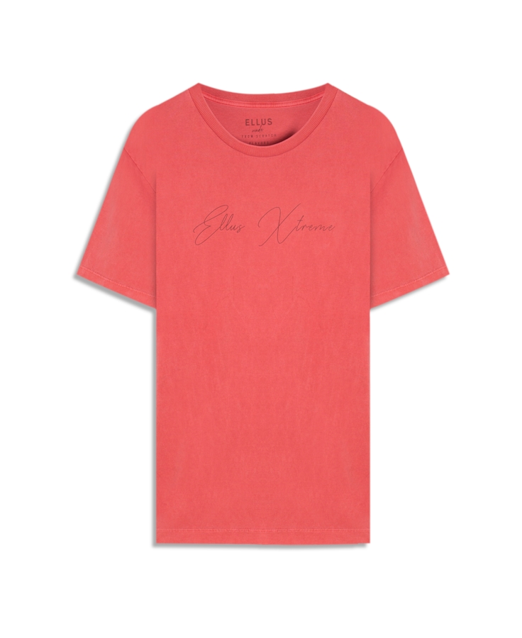 T-Shirt Cotton Washed Ellus Cereja