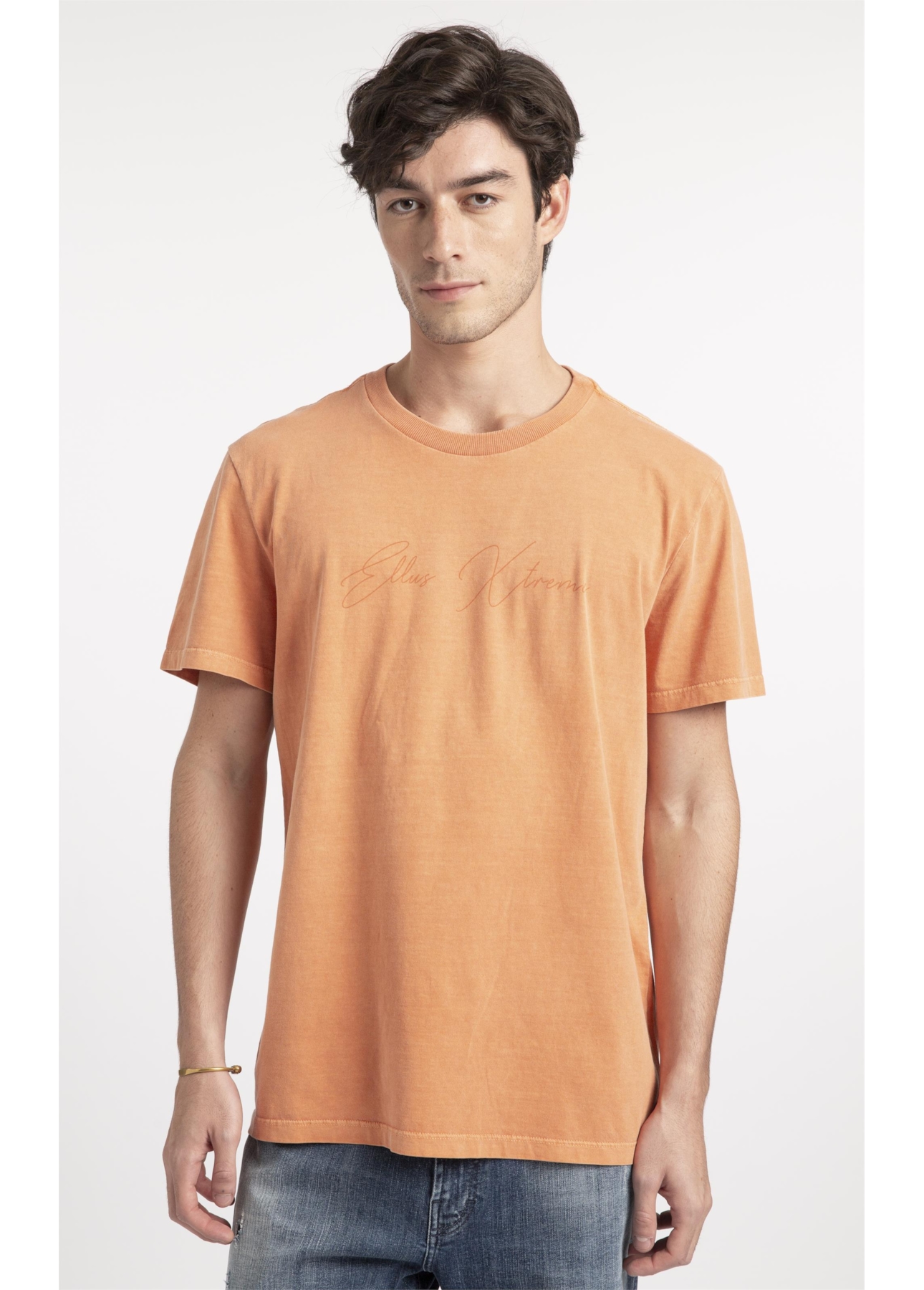 T-Shirt Cotton Washed Ellus Telha