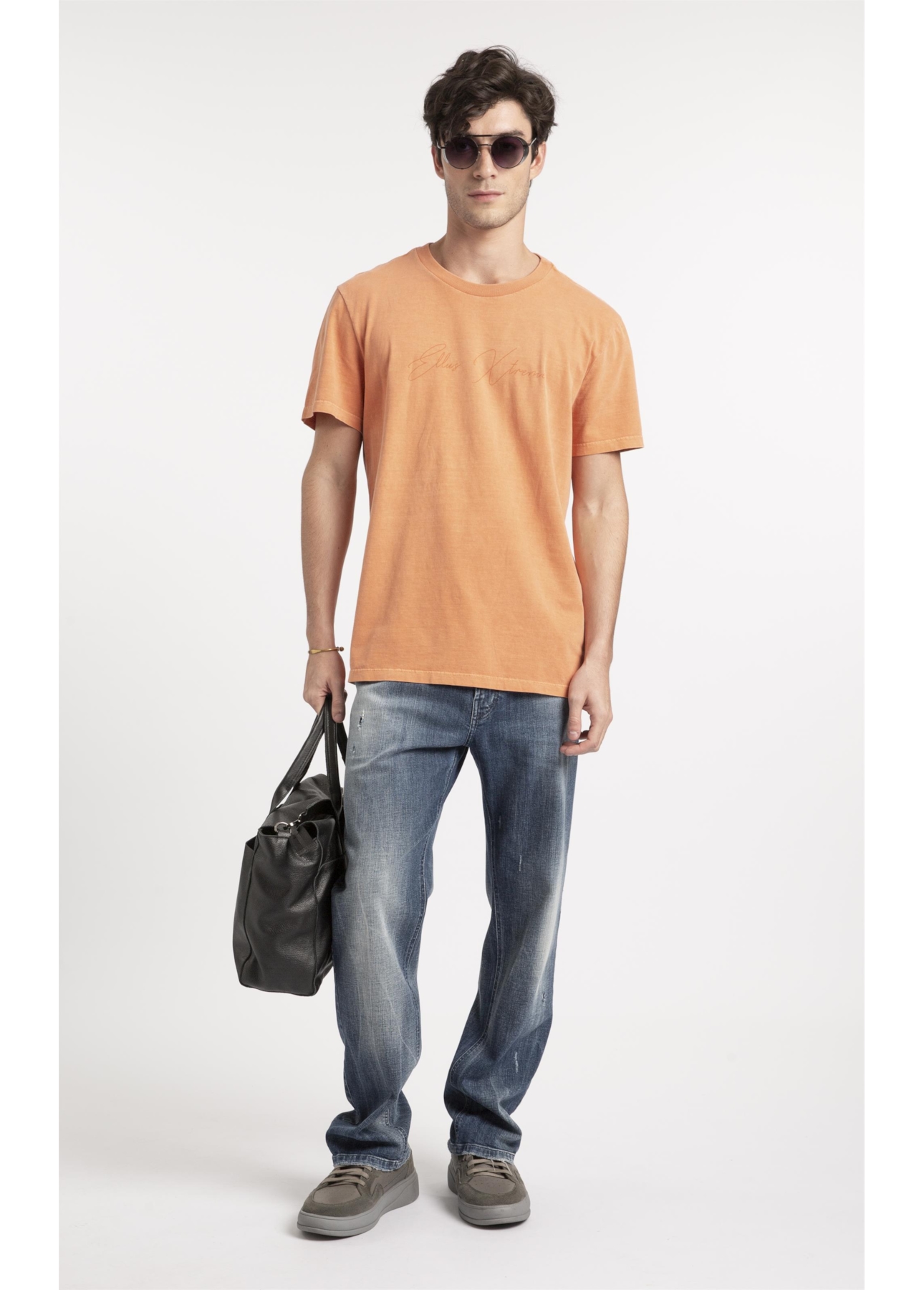 T-Shirt Cotton Washed Ellus Telha