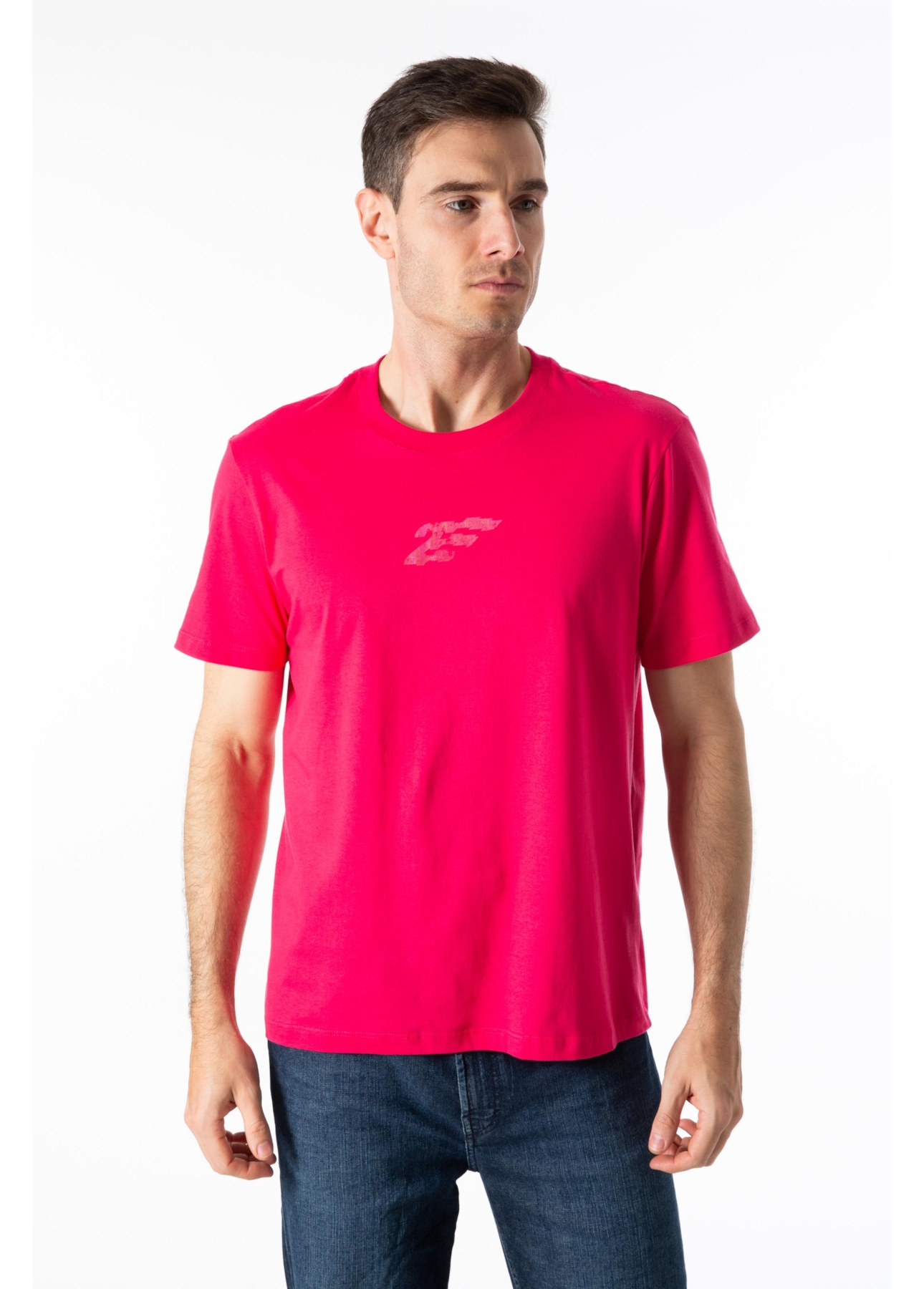 T-Shirt Cracked 2nd Floor Classic Magenta