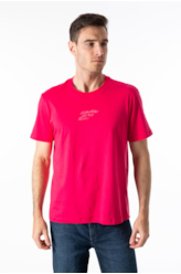 T-Shirt Cracked 2nd Floor Classic Magenta