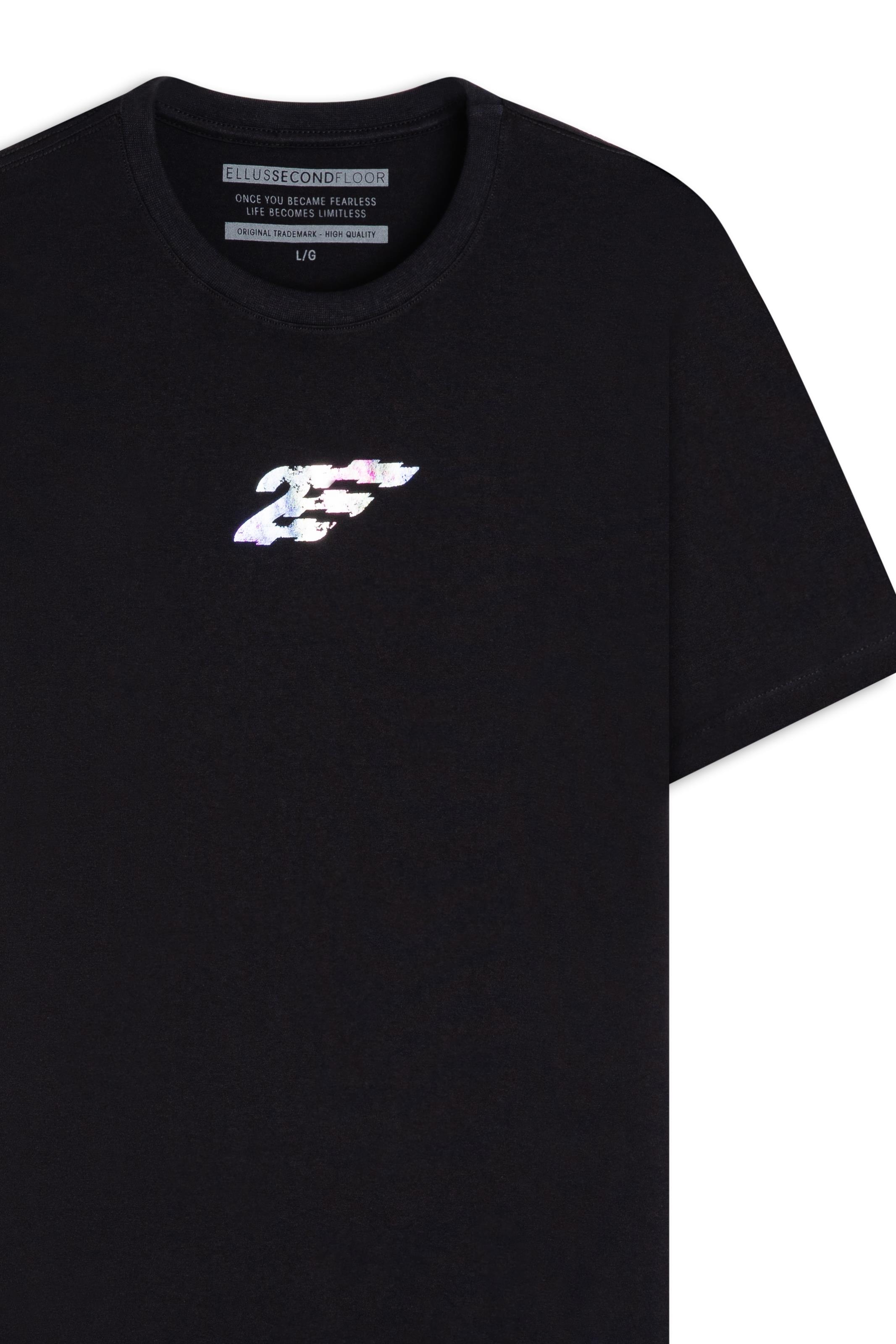 T-Shirt Cracked 2nd Floor Classic Preto