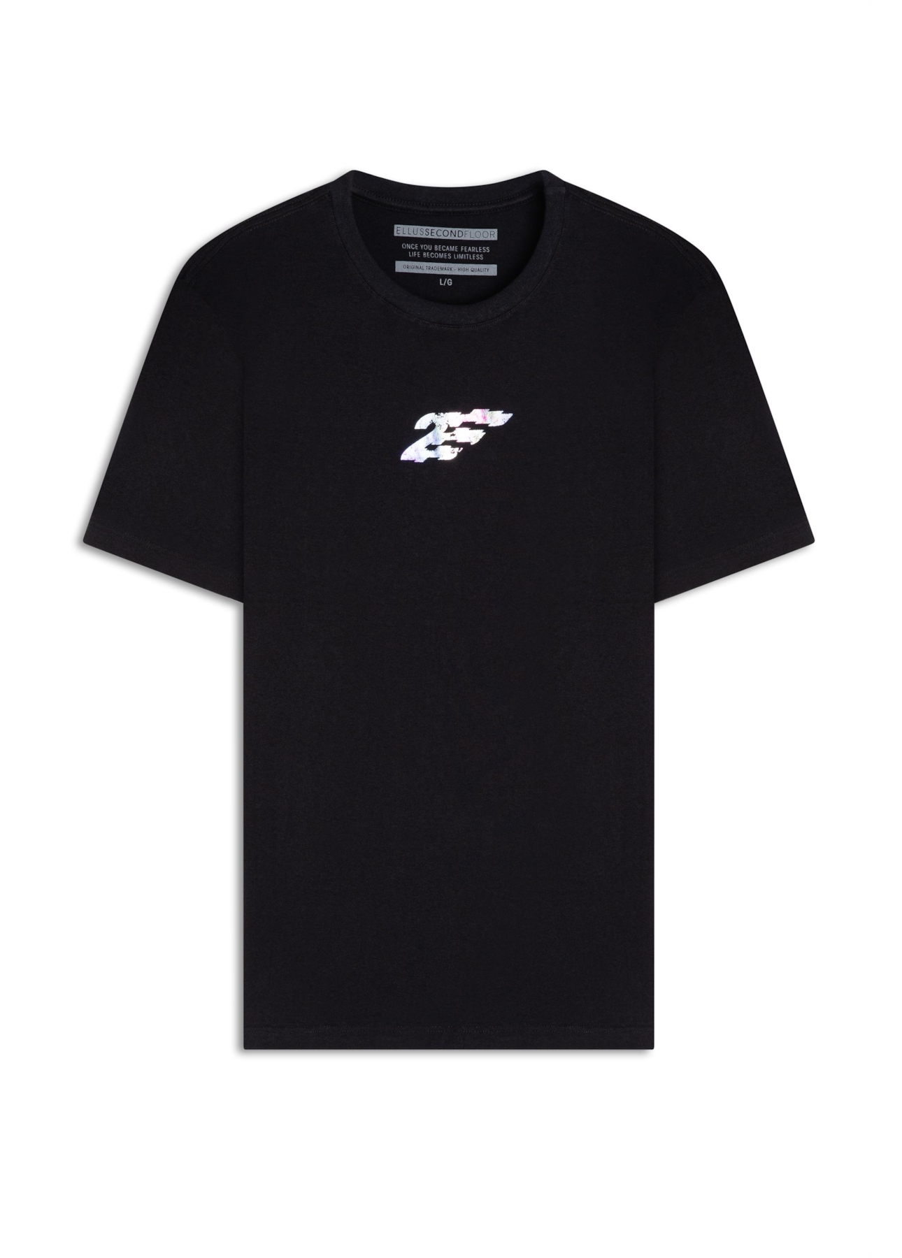 T-Shirt Cracked 2nd Floor Classic Preto