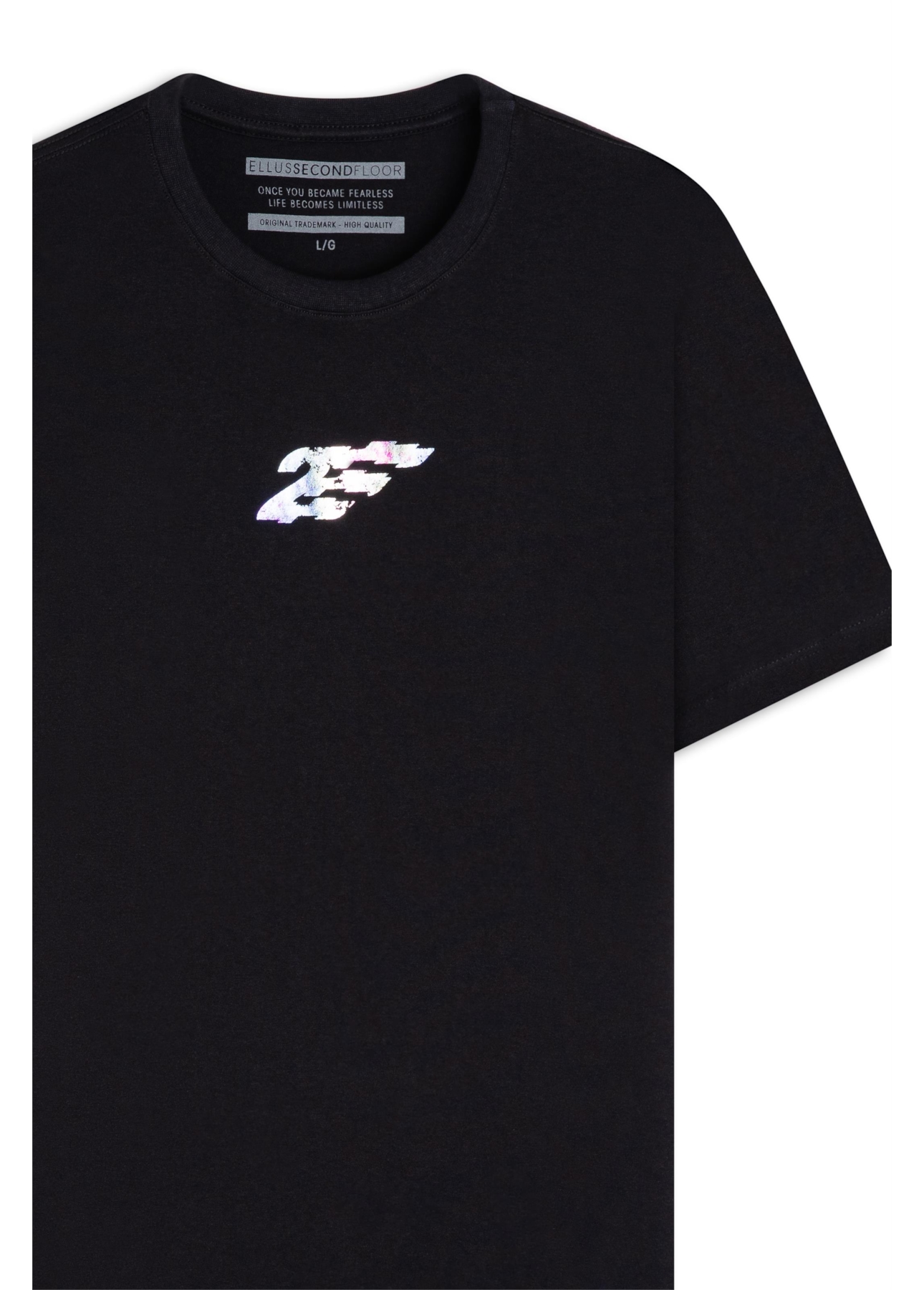 T-Shirt Cracked 2nd Floor Classic Preto