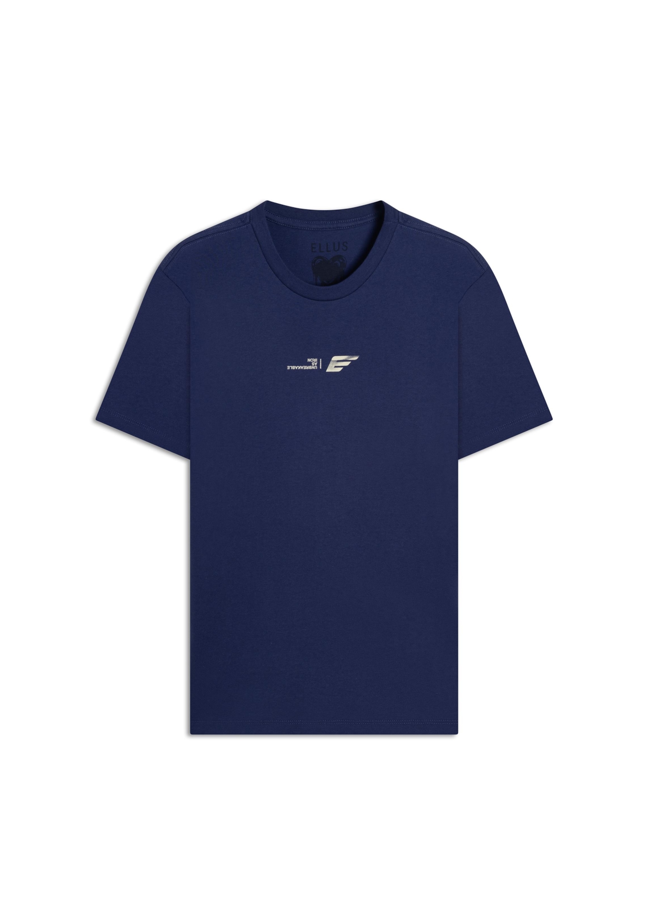 T-Shirt Cromo Heart Azul Carbono