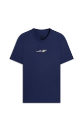 T-Shirt Cromo Heart Azul Carbono