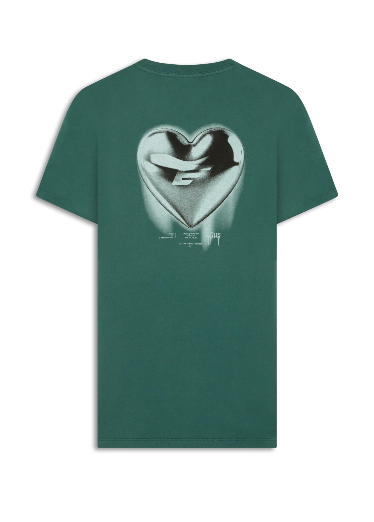 T-Shirt Cromo Heart Bottle