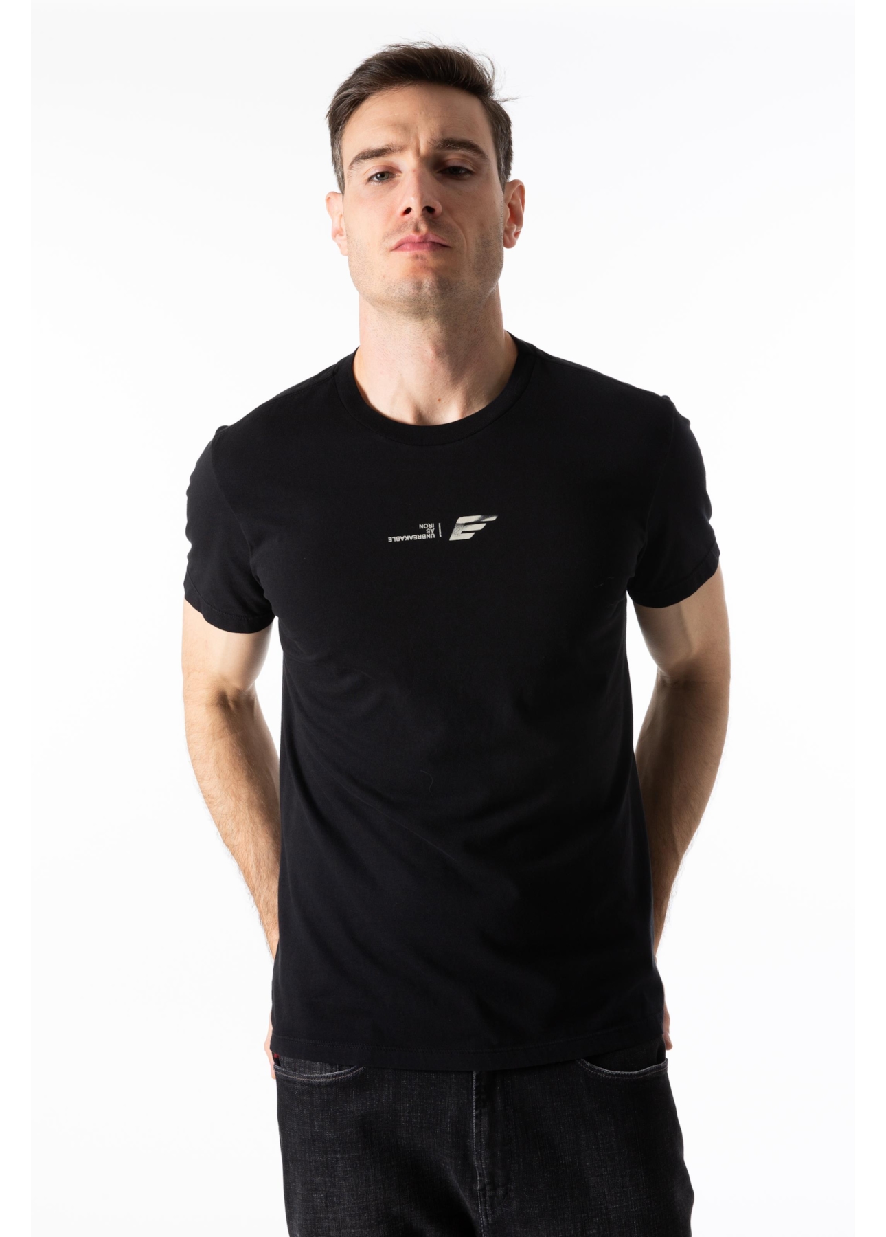 T-Shirt Cromo Heart Preto