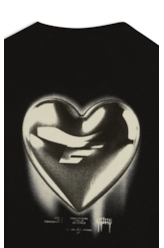 T-Shirt Cromo Heart Preto