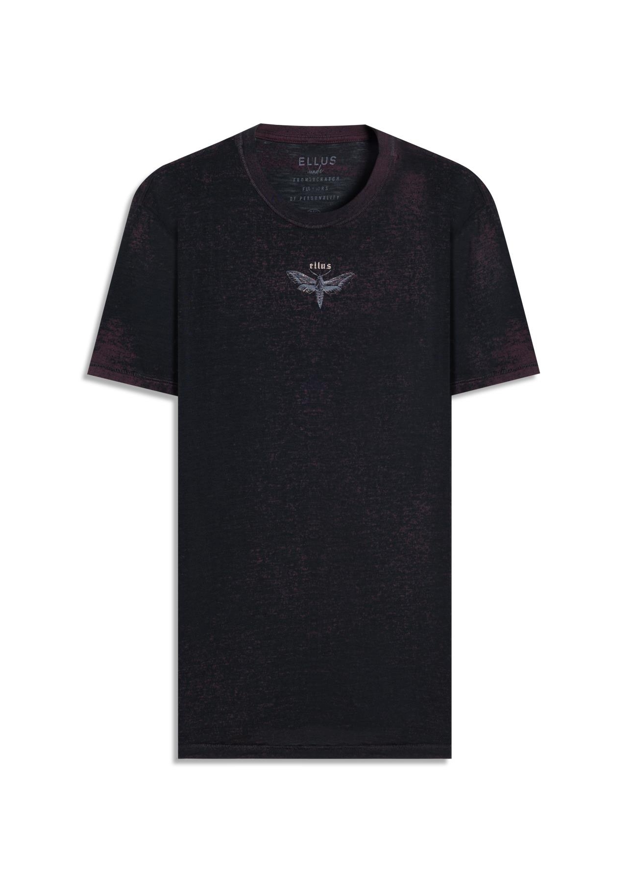 T-Shirt Devore Ellus Moth Bordeaux