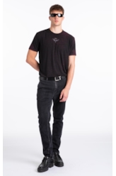 T-Shirt Devore Ellus Moth Bordeaux
