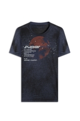 T-Shirt Devore Supermars Purple Blue