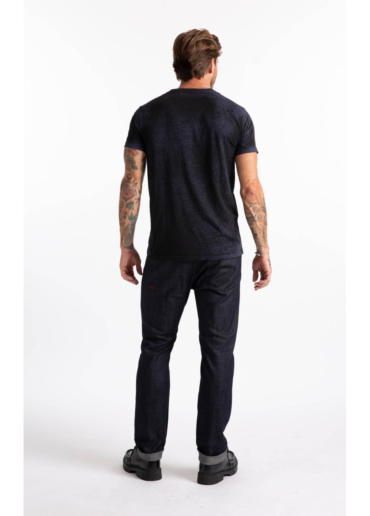 T-Shirt Devore Supermars Purple Blue