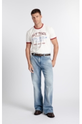 T-Shirt Dirty Track Off White