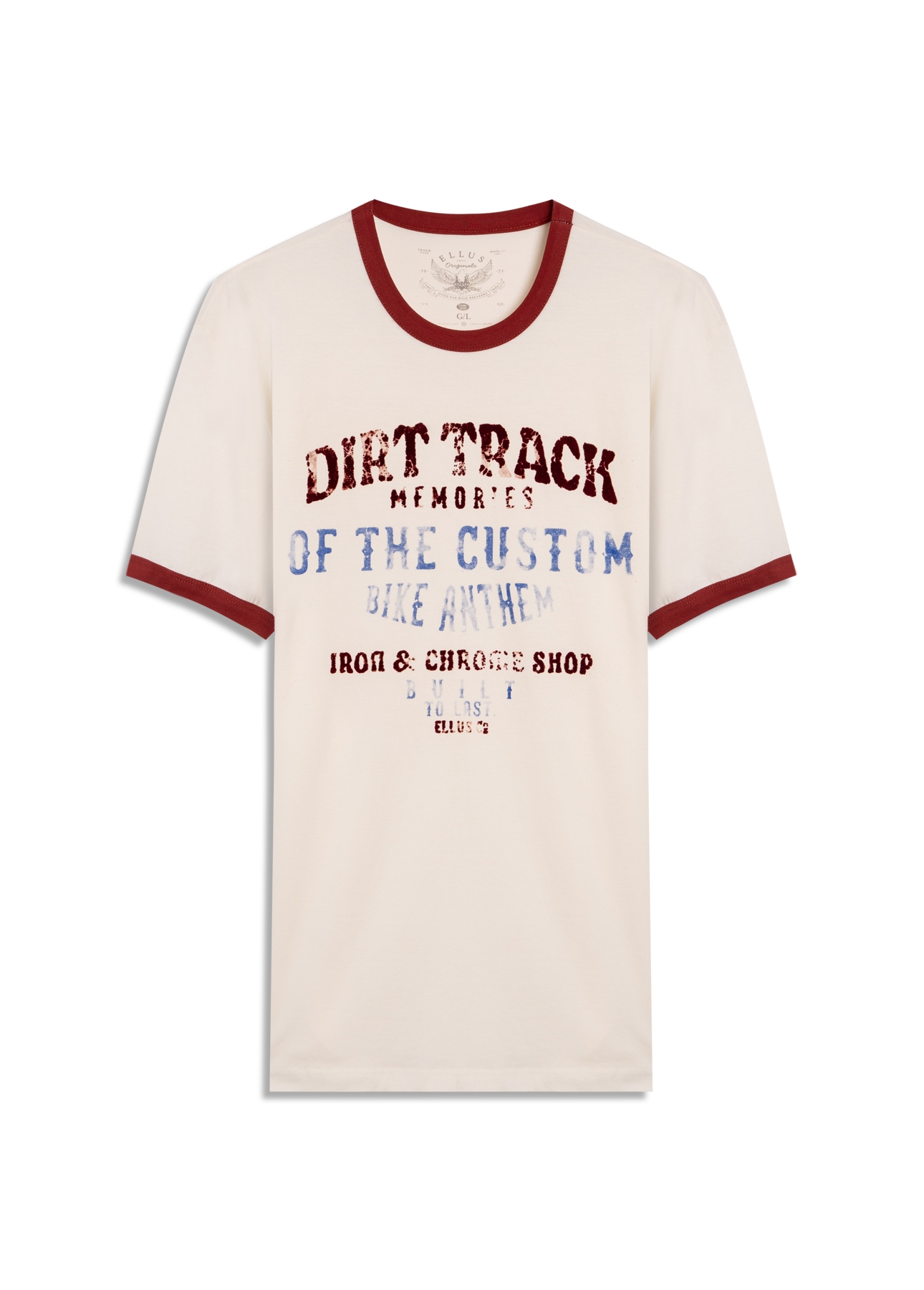T-Shirt Dirty Track Off White