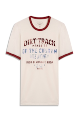 T-Shirt Dirty Track Off White