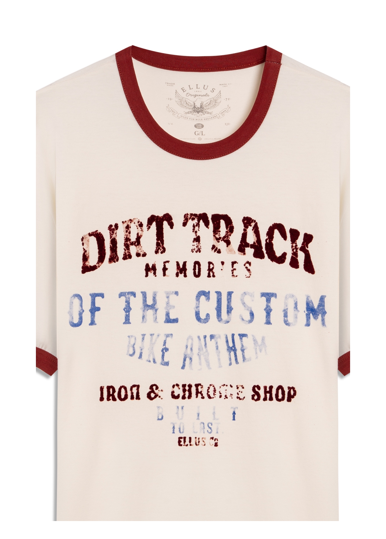 T-Shirt Dirty Track Off White