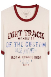 T-Shirt Dirty Track Off White