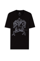 T-Shirt Double Horse Gallery Classic Preto