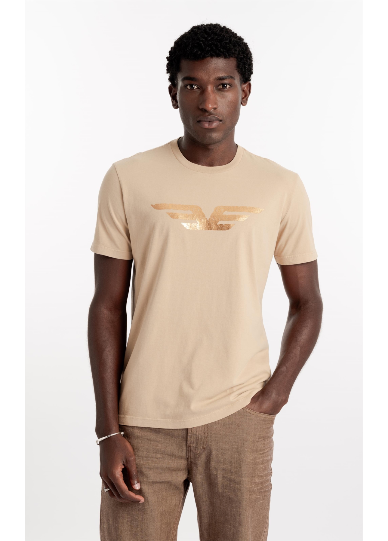 T-Shirt Easa Bronze Classic Palha