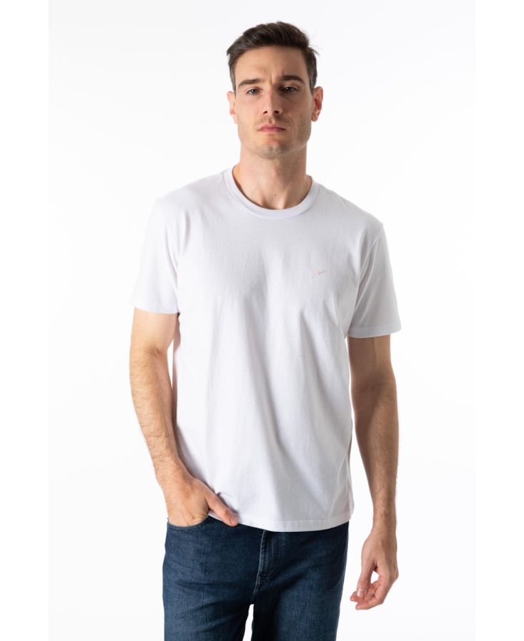 T-Shirt  Easa Duocolor Classic Branco