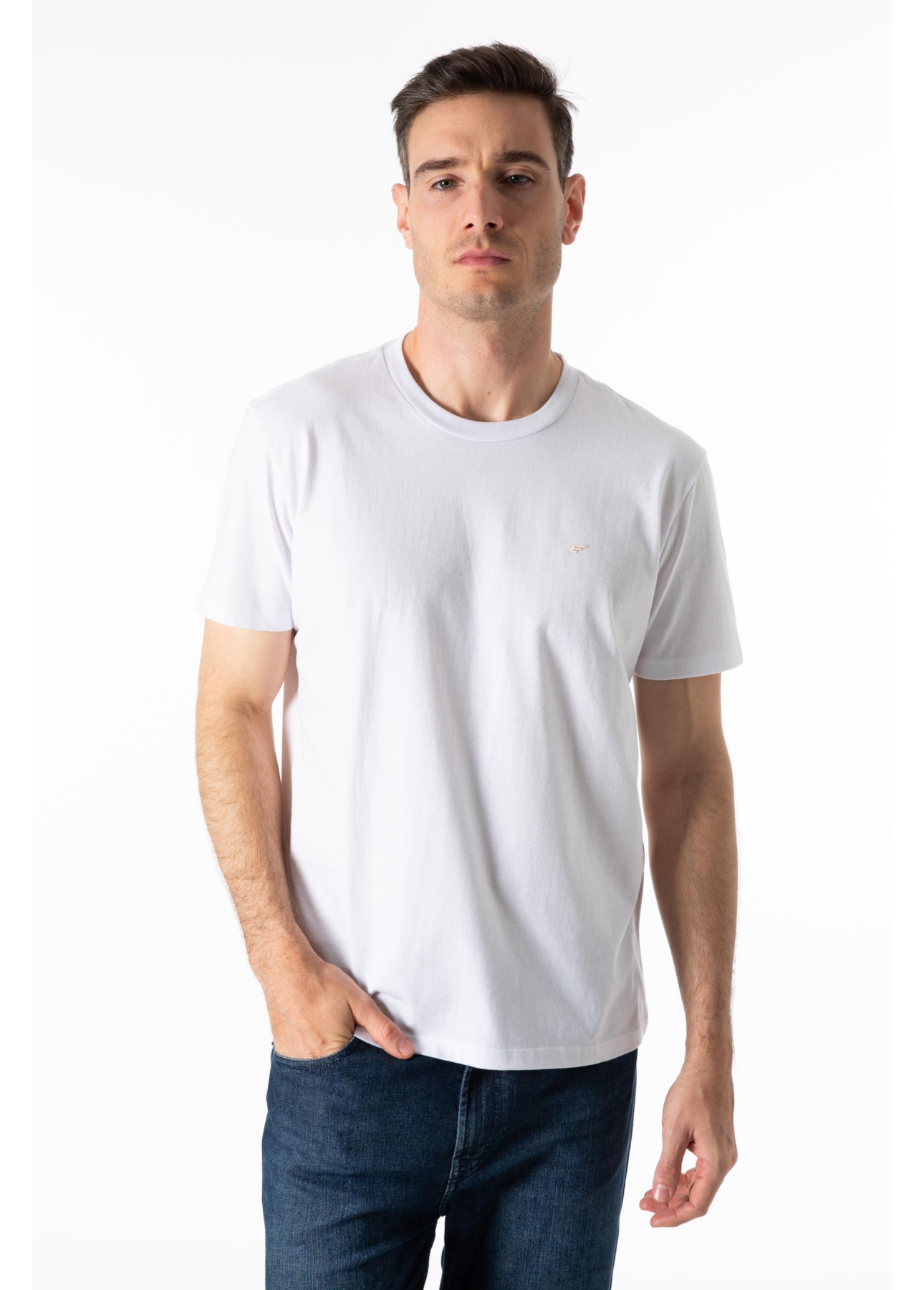 T-Shirt  Easa Duocolor Classic Branco