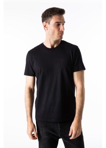 T-Shirt  Easa Duocolor Classic Preto