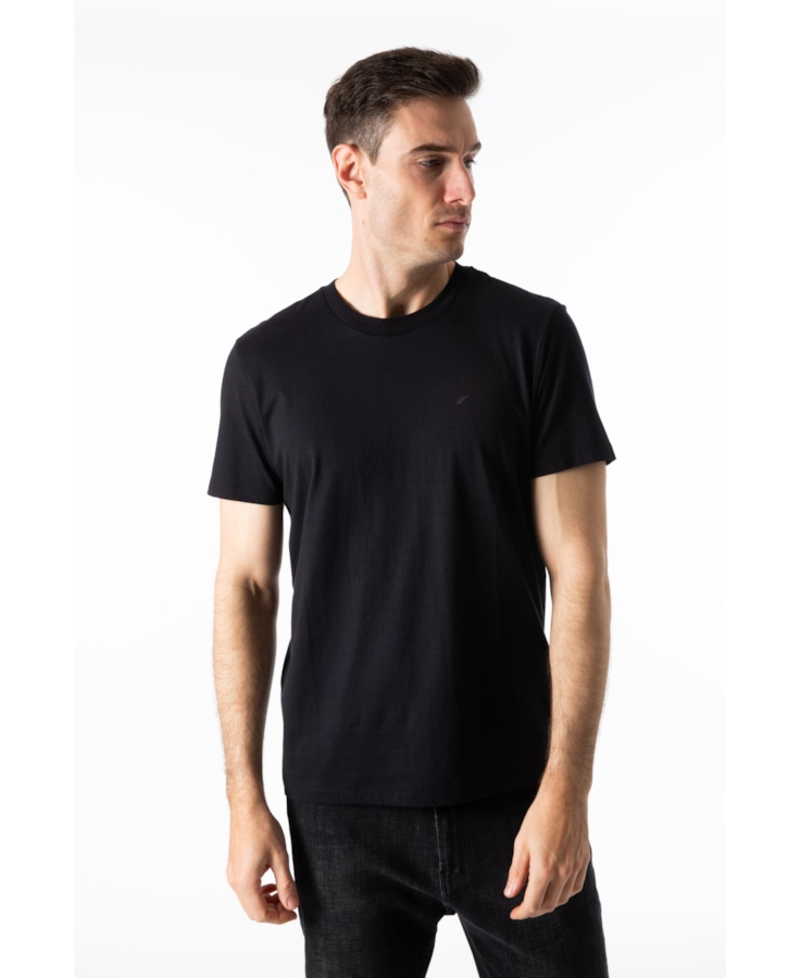 T-Shirt  Easa Duocolor Classic Preto