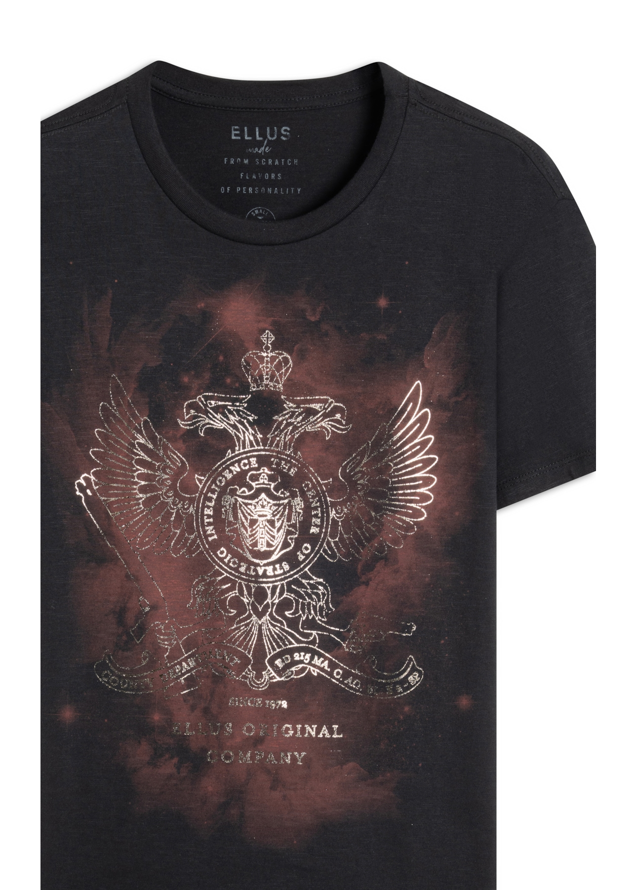 T-Shirt Easa Flor Preto
