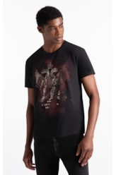 T-Shirt Easa Flor Preto