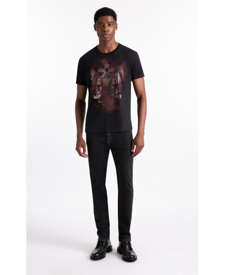 T-Shirt Easa Flor Preto