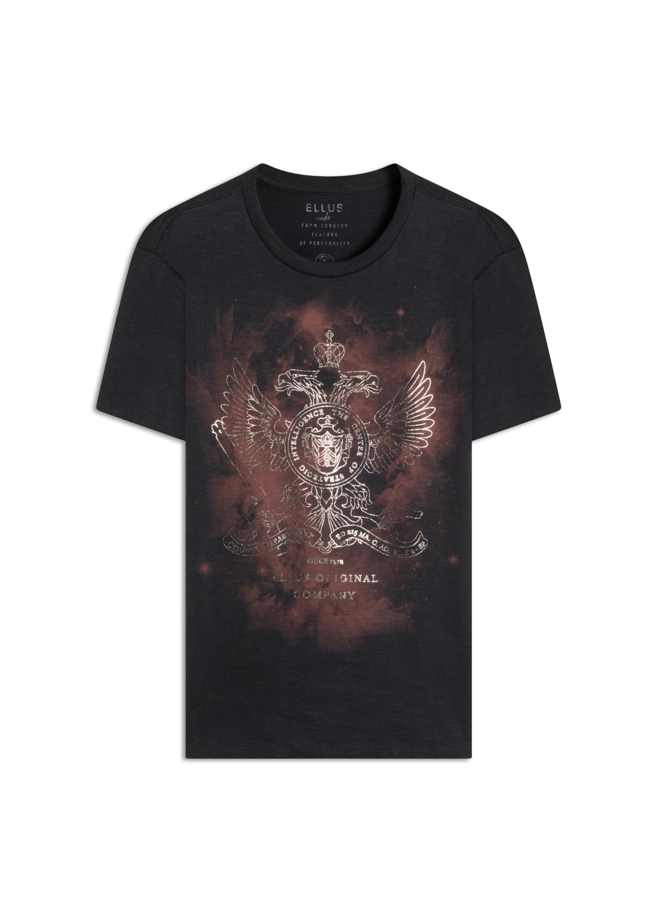 T-Shirt Easa Flor Preto