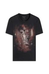 T-Shirt Easa Flor Preto