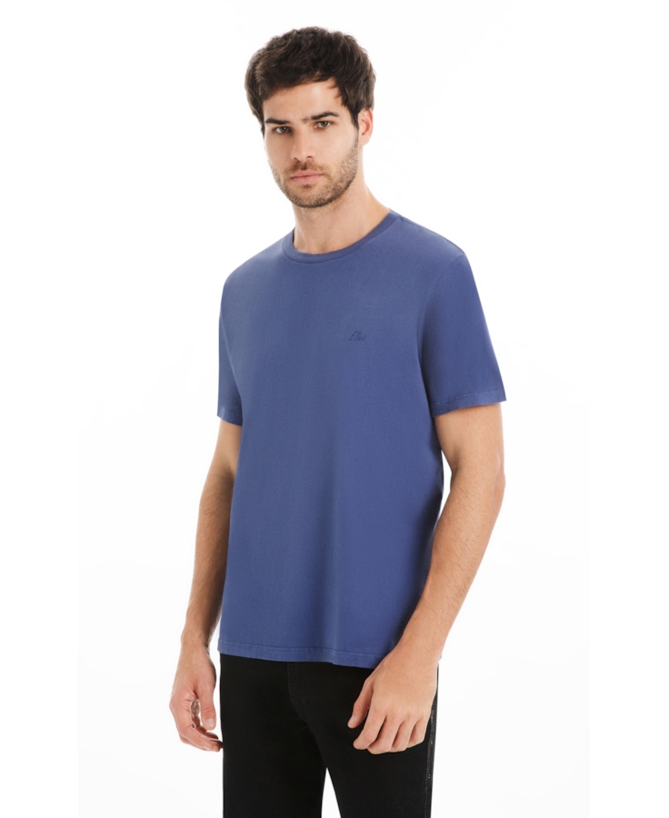 T-Shirt Ellus Aquarela Classic Azul Jeans