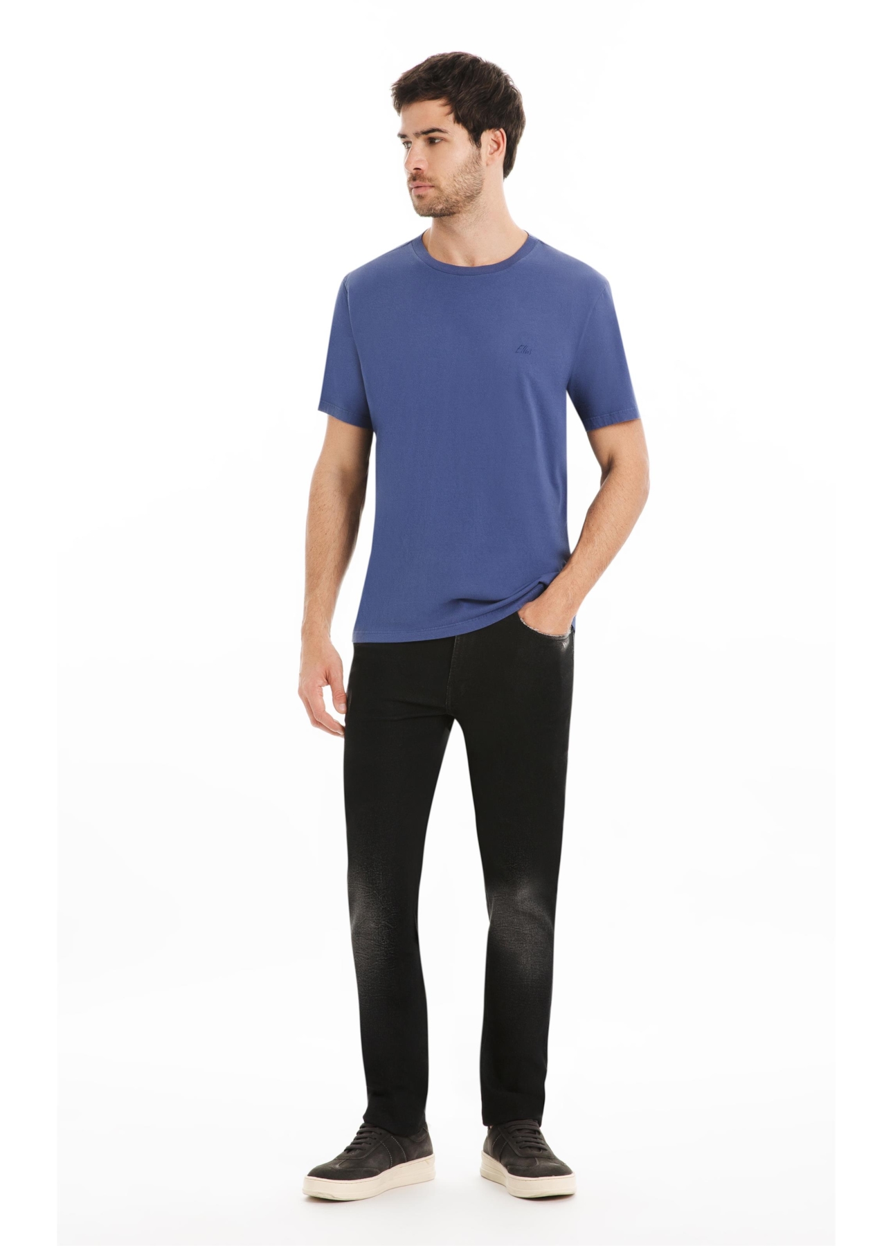 T-Shirt Ellus Aquarela Classic Azul Jeans