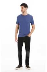 T-Shirt Ellus Aquarela Classic Azul Jeans
