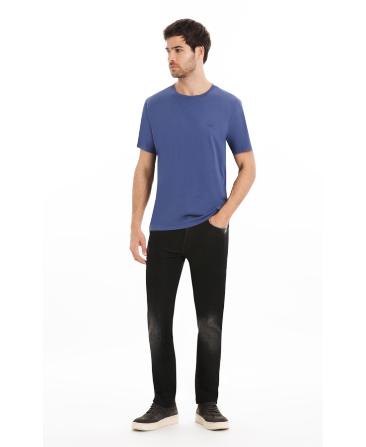 T-Shirt Ellus Aquarela Classic Azul Jeans