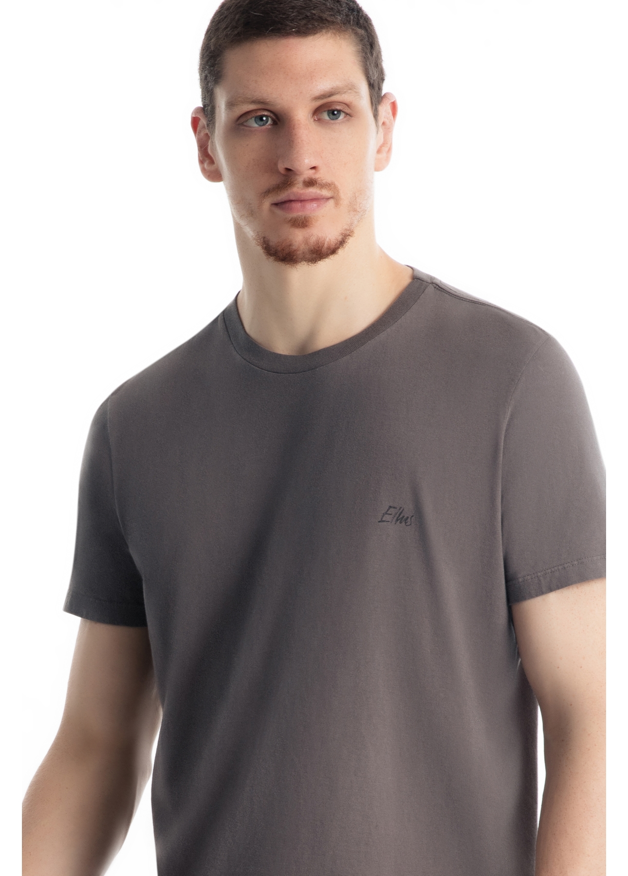 T-Shirt Ellus Aquarela Classic Marrom