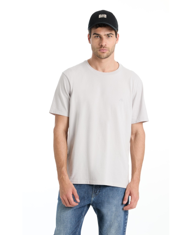 T-Shirt Ellus Aquarela Classic Prata .)