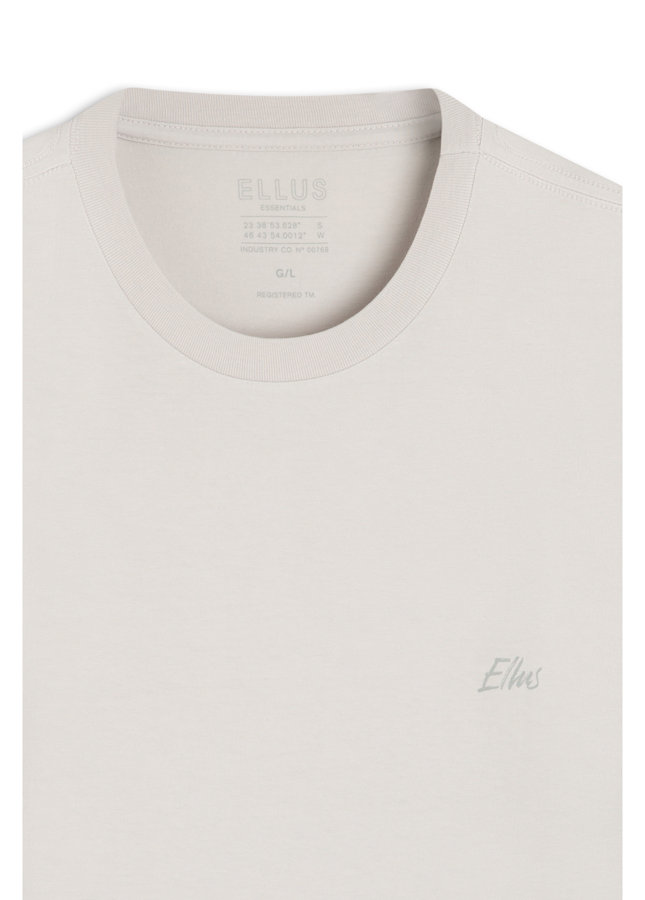 T-Shirt Ellus Aquarela Classic Prata .)