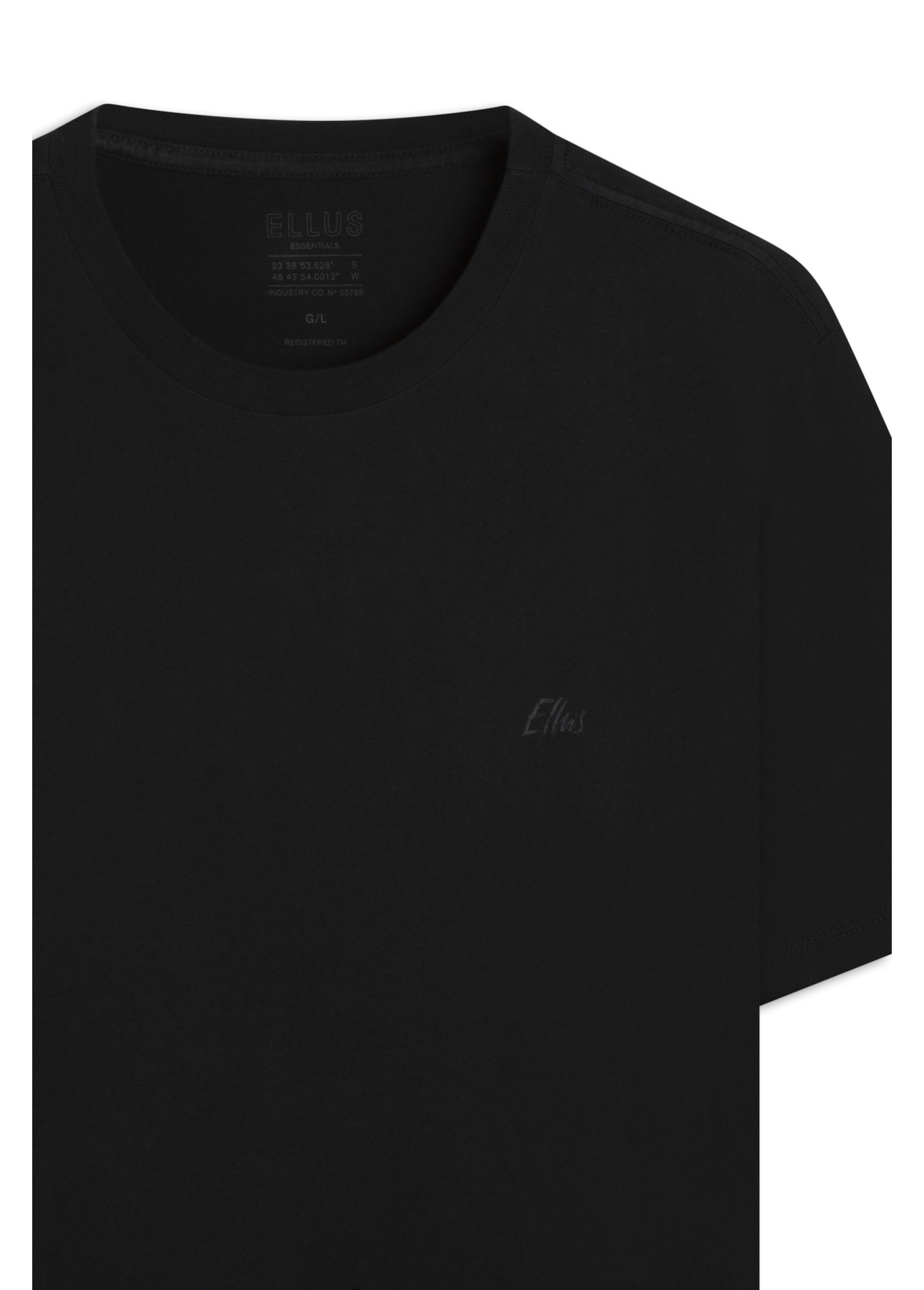 T-Shirt Ellus Aquarela Classic Preto