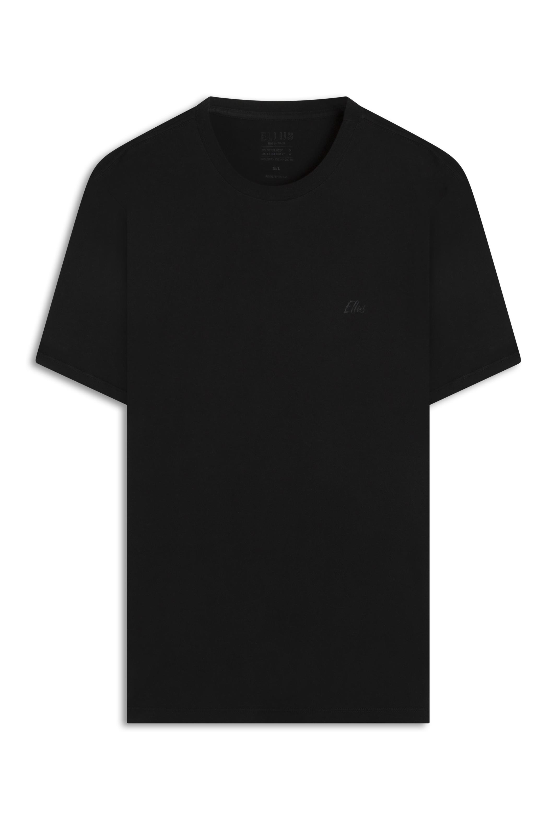 T-Shirt Ellus Aquarela Classic Preto