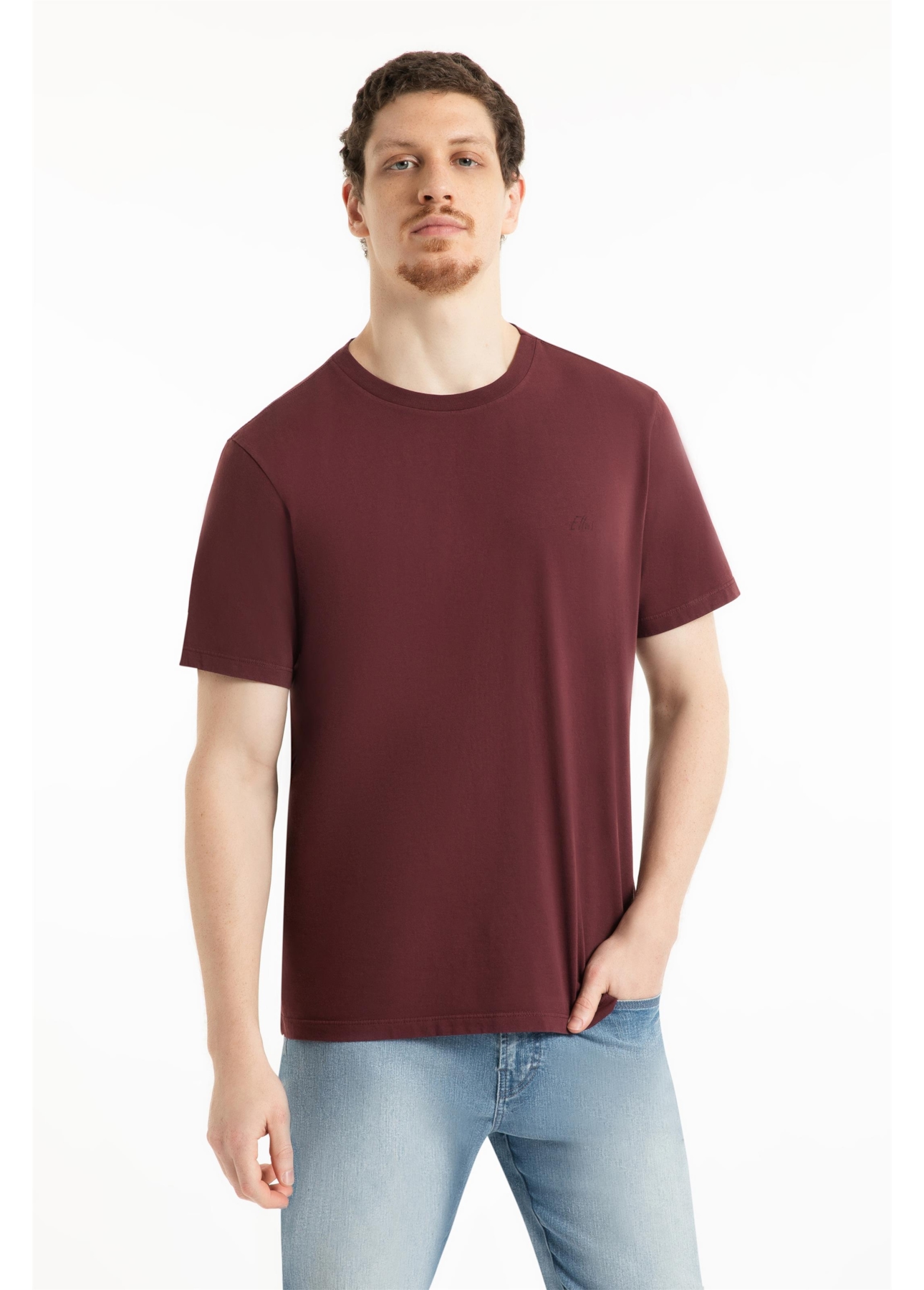 T-Shirt Ellus Aquarela Classic Vinho