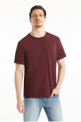 T-Shirt Ellus Aquarela Classic Vinho