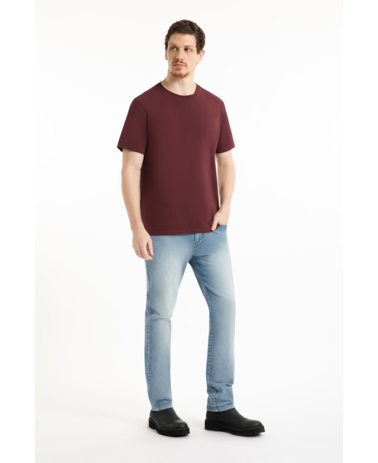 T-Shirt Ellus Aquarela Classic Vinho