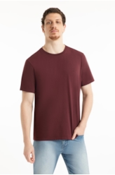 T-Shirt Ellus Aquarela Classic Vinho