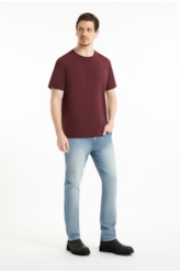 T-Shirt Ellus Aquarela Classic Vinho