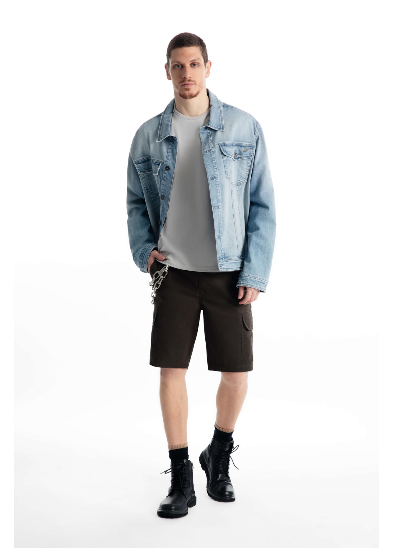 T-Shirt Ellus Classic Prata